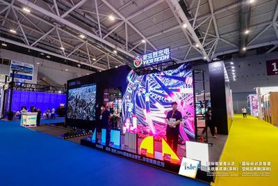 直擊深圳ISLE現場，新亞勝光電展位成超燃打卡點！LED屏租賃新體驗引爆展會
